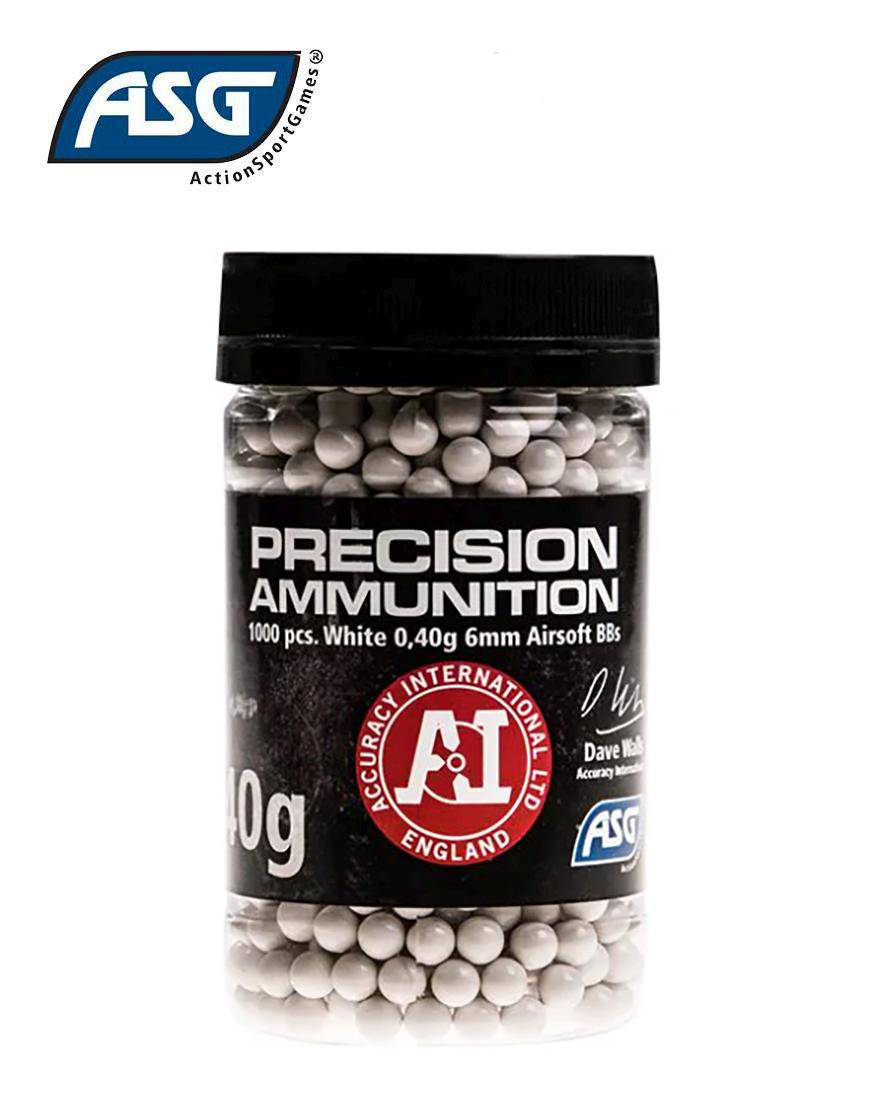 Airsoft kamuoliukai ASG Precision Ammunition Heavy 0,40g 1000vnt MLP išsiuntimas 9 d.