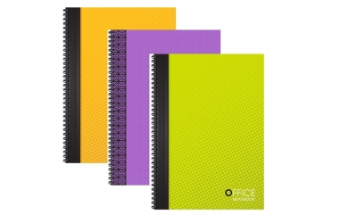 Bloknotas, A4 langeliais, 96 lapai, 70gsm, su spirale šone  TP1121