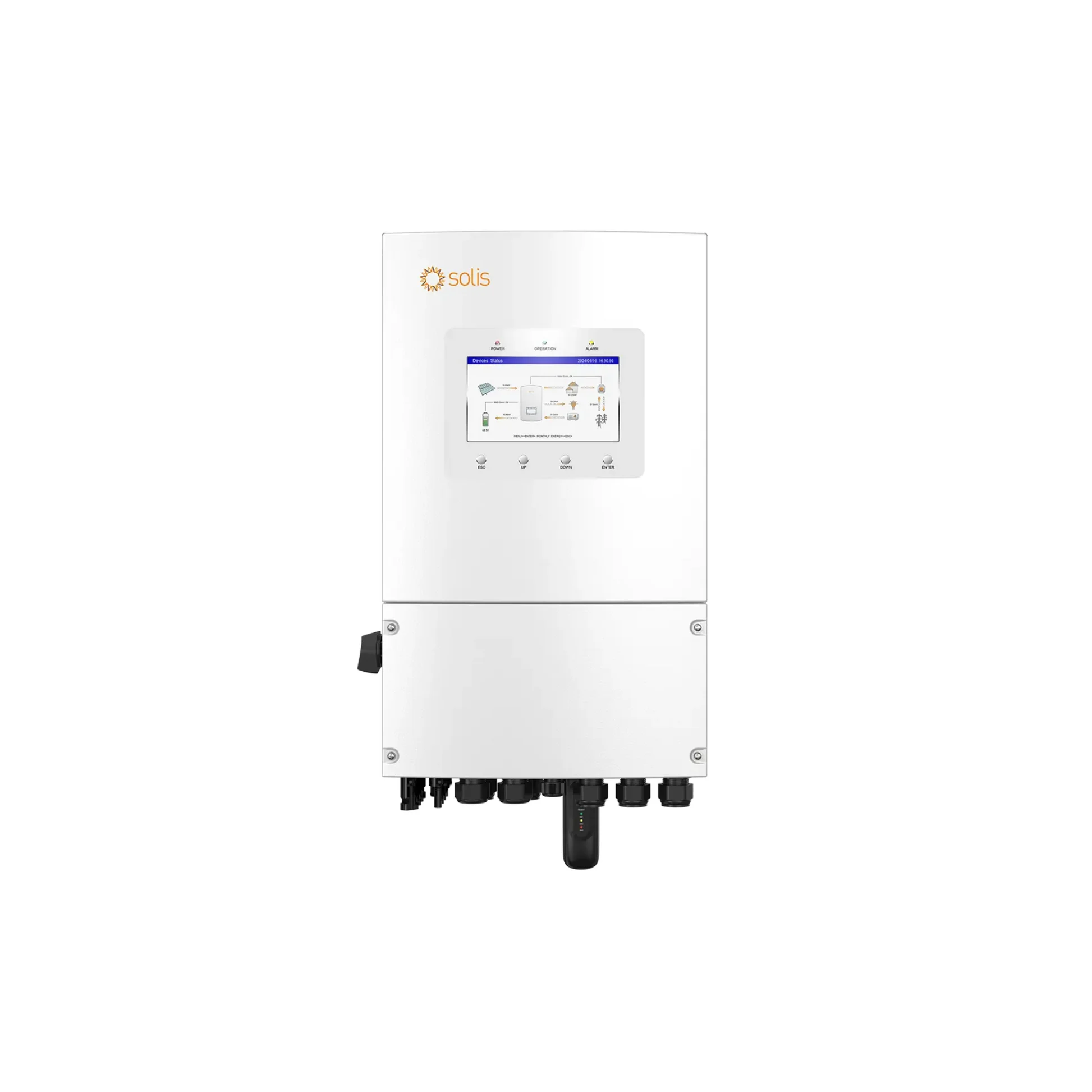 Vienfazis hibridinis inverteris 8kW Solis S6-EH1P8K-L-PLUS