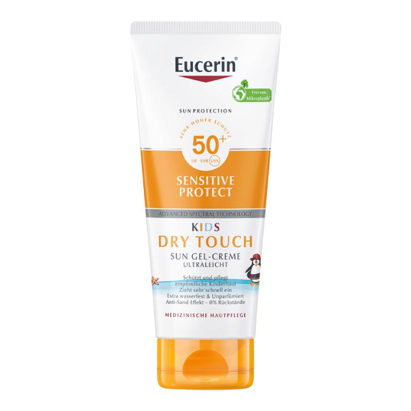 EUCERIN Sun Kids Sensitive Protect SPF 50+ gelinis kremas vaikams 200 ml