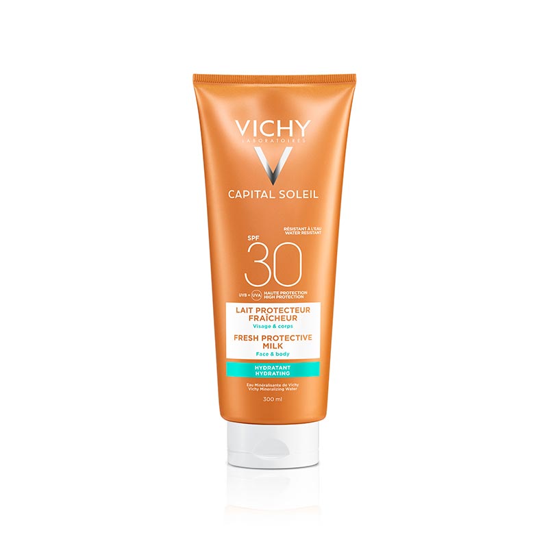 VICHY Capital Soleil Fresh Protective SPF 30+ pienas 300 ml