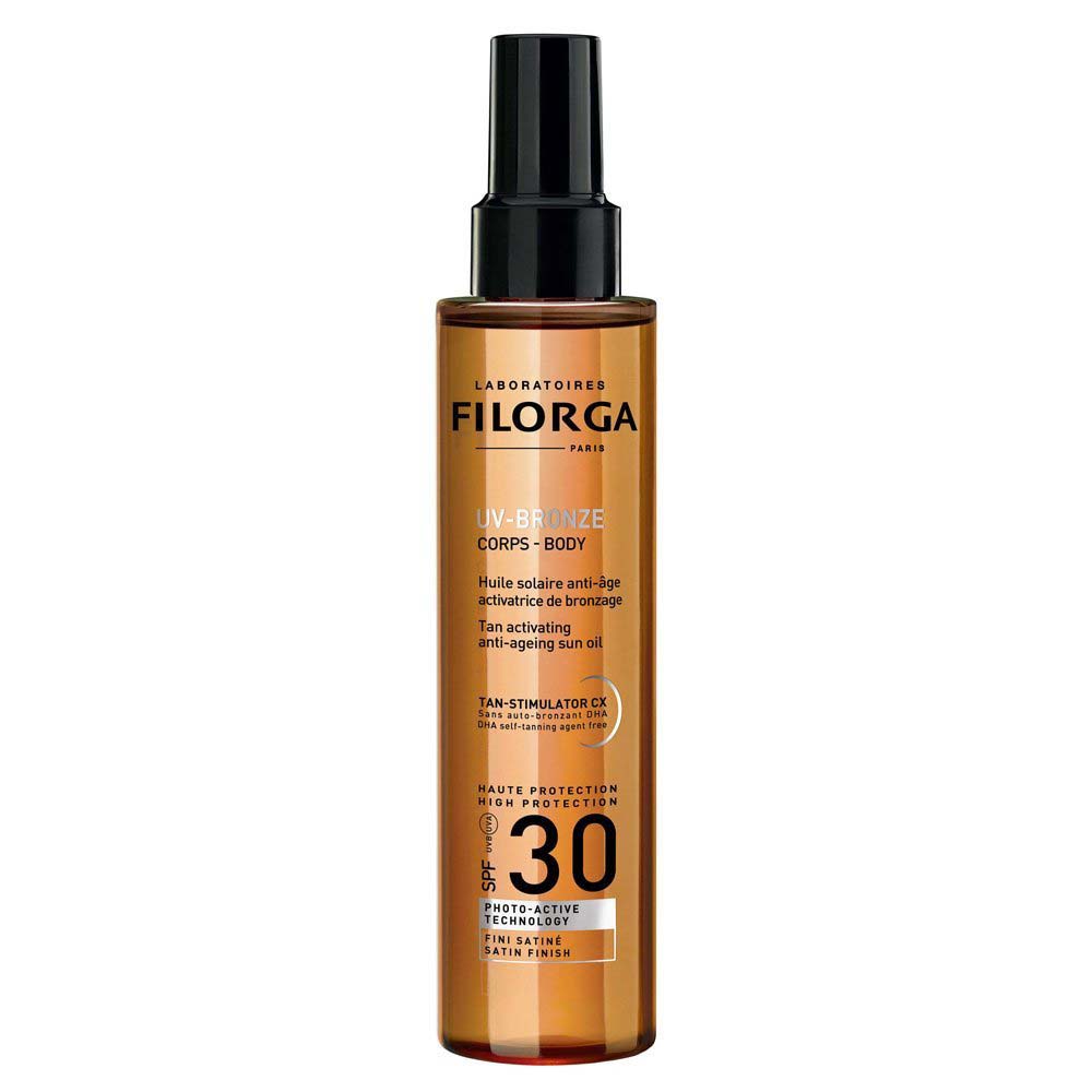 FILORGA UV-BRONZE BODY SUN OIL SPF 30+ Apsauga nuo saulės nuo senėjimo alyva, greitėjantis įdegis 150 ml