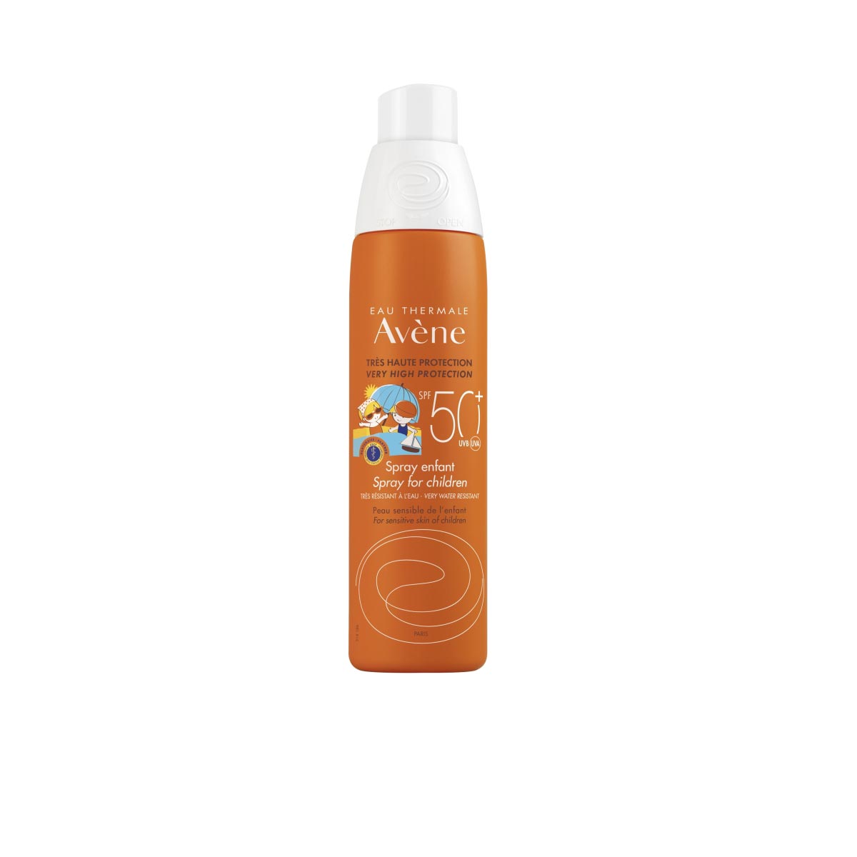 AVENE Sun SPF 50+ for Children purškiamas kremas nuo saulės vaikams 200 ml