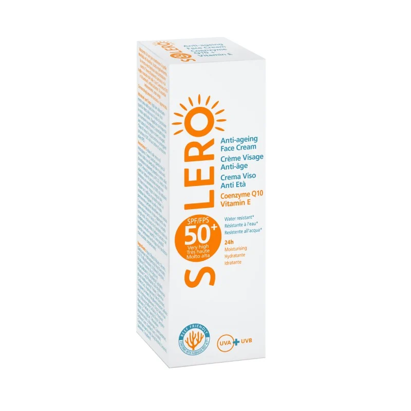 SOLERO Anti-Aging SPF50+ veido kremas 50 ml