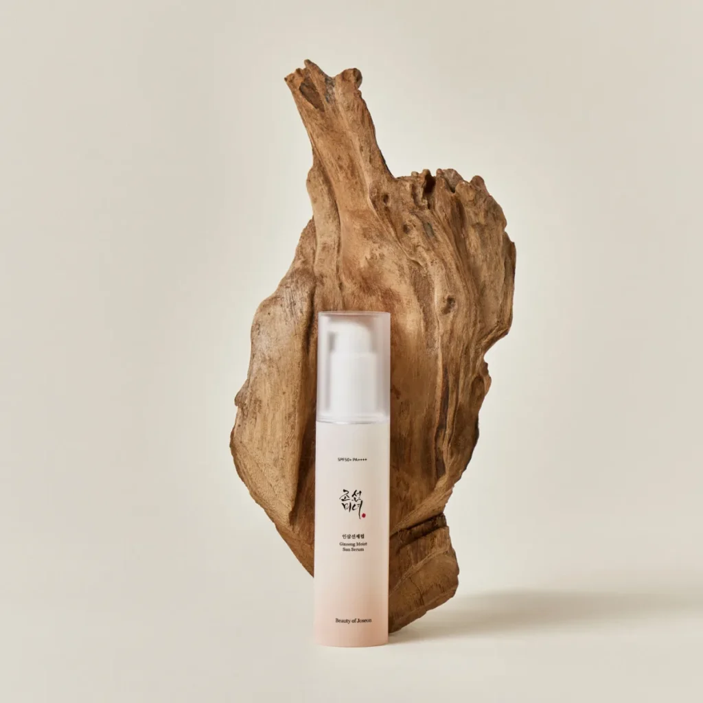 BEAUTY OF JOSEON Ginseng Moist Sun Serum SPF50+ PA++++ – drėkinantis serumas su apsauga nuo saulės