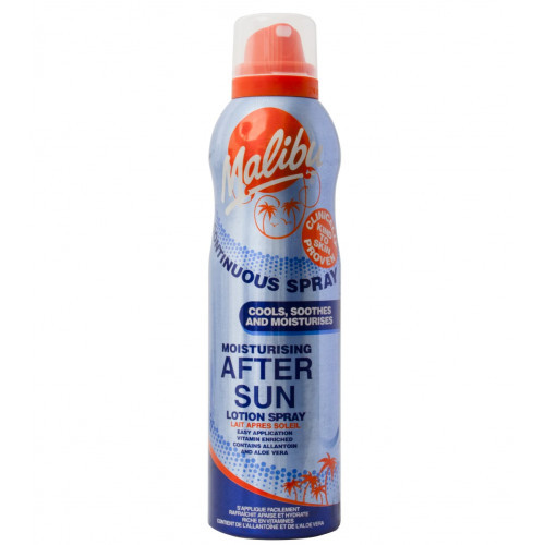 Malibu After Sun Lotion Spray Vėsinantis purškiamas losjonas po saulės, 175ml