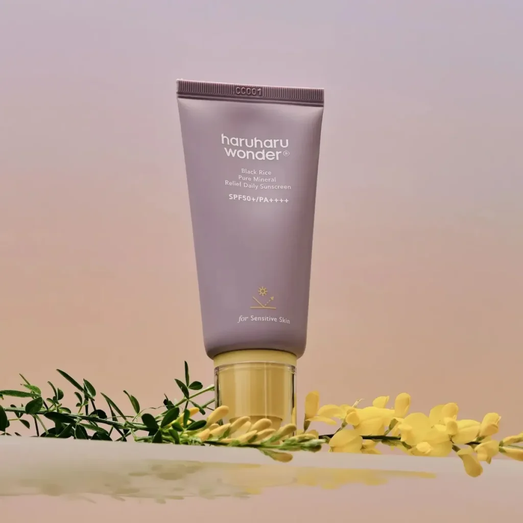 HARUHARU WONDER Black Rice Pure Mineral Relief Daily Sunscreen – mineralinis kremas nuo saulės