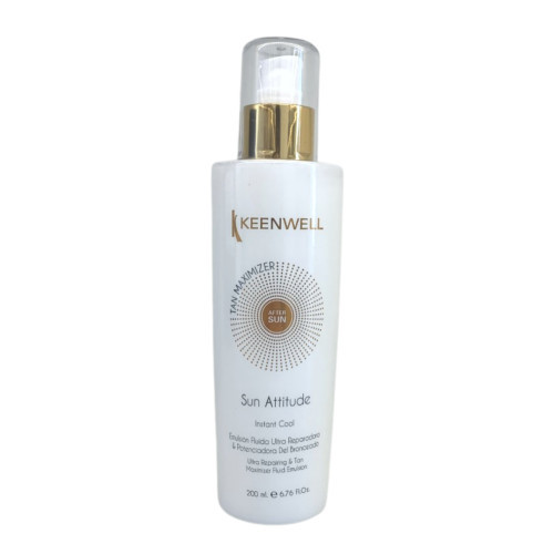 Keenwell Sun Attitude Instant Cool After Sun Raminanti ir Įdegį prailginanti emulsija po saulės vonių, 200ml