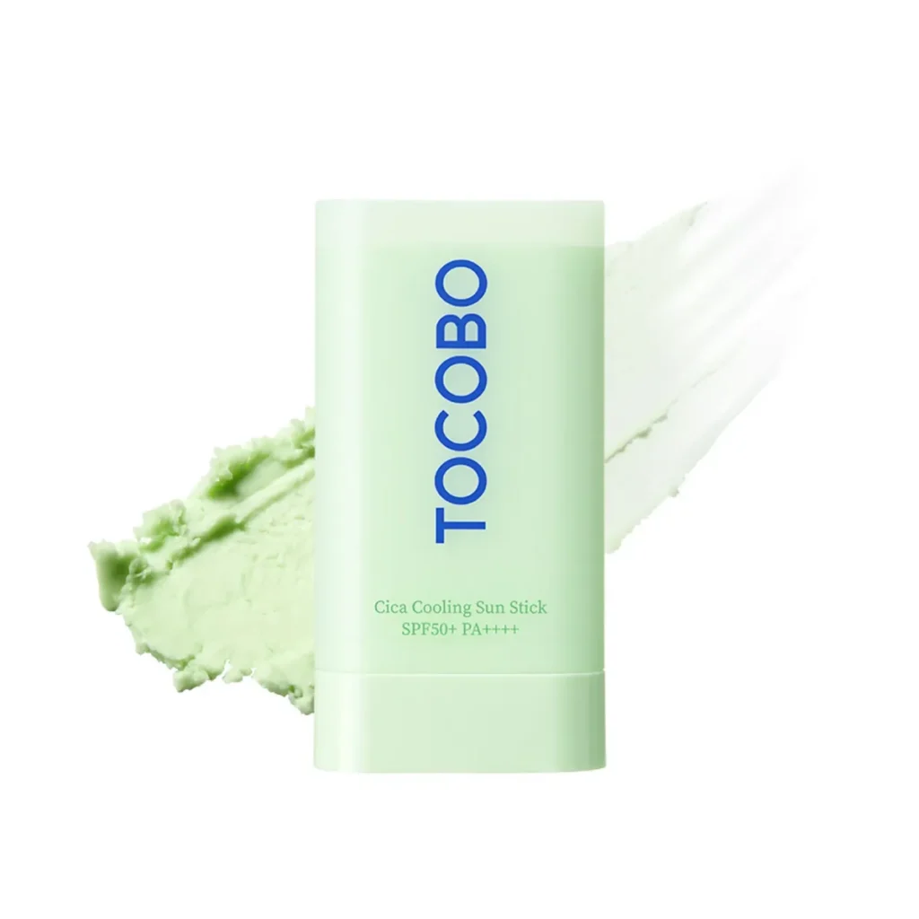 TOCOBO Cica Cooling Sun Stick – vėsinantis centelės saulės pieštukas
