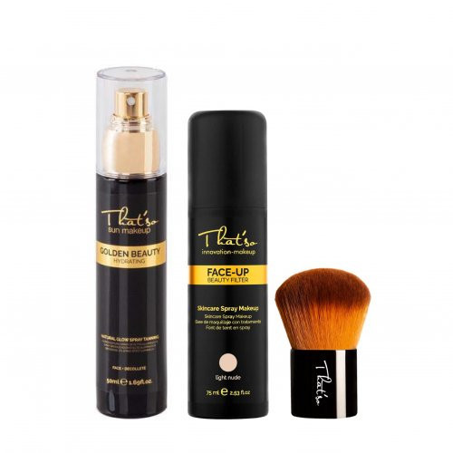 That'so Rinkinys Golden Beauty, Face-up - Kabuki Brush Dark Nude
