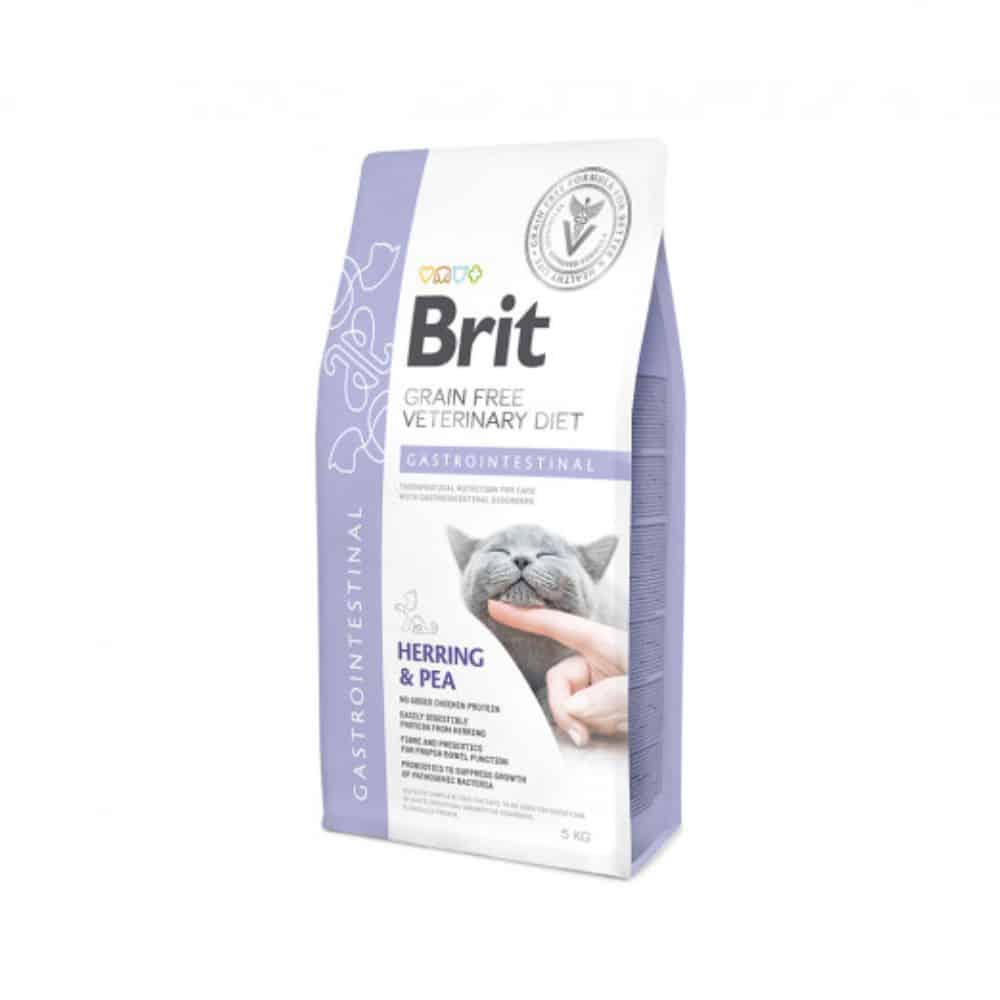 Brit GF Veterinary Diets Cat Gastrointestinal sausas maistas katėms - Produkto Svoris 2kg