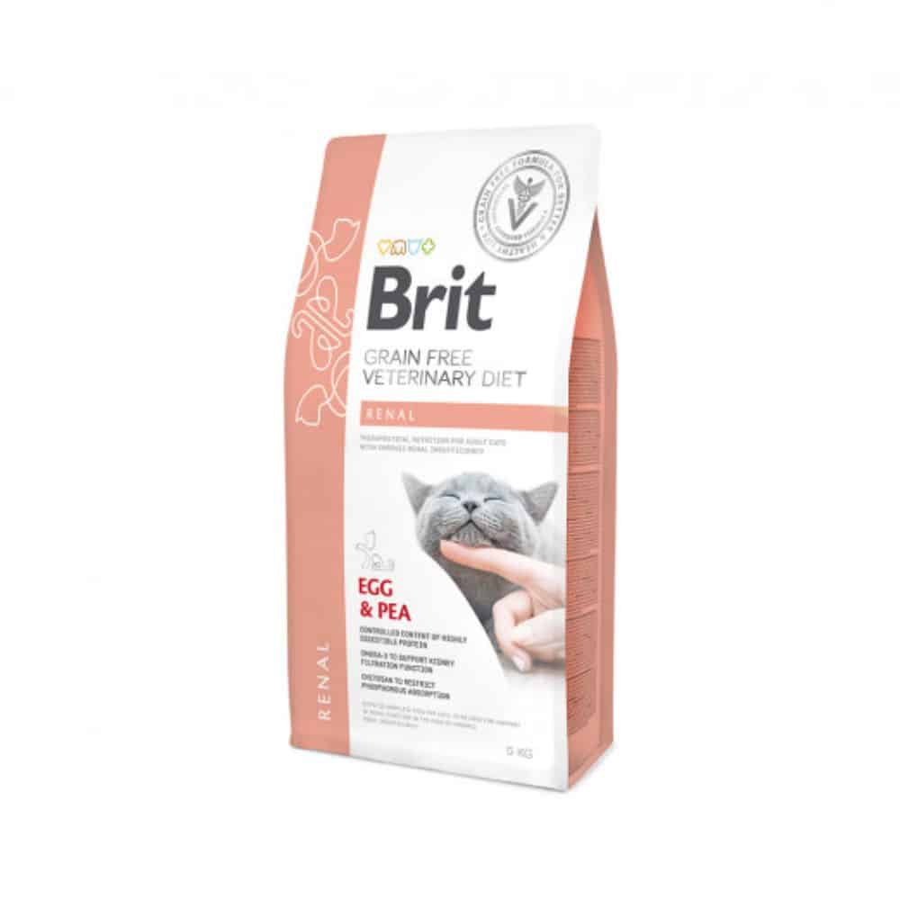 Brit GF Veterinary Diets Cat Renal sausas maistas katėms - Produkto Svoris 400g