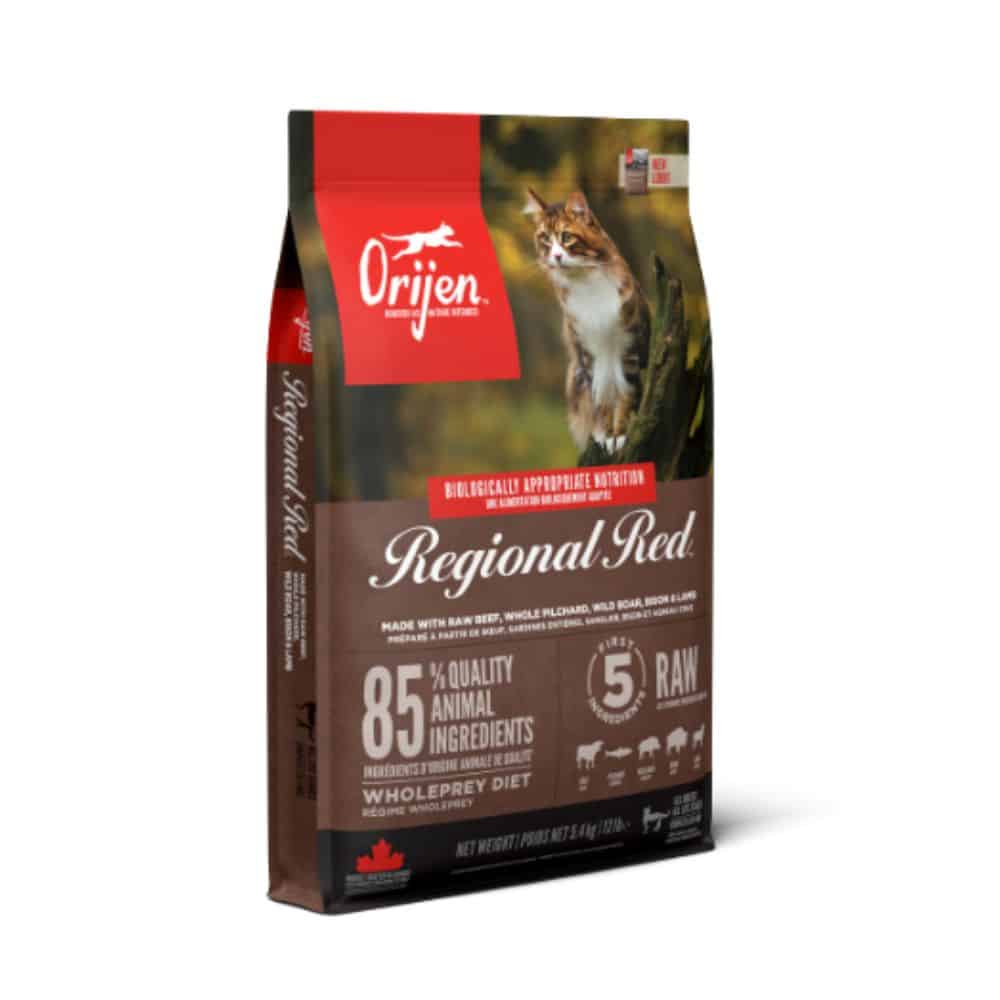 Orijen Regional Red begrūdis sausas maistas katėms - Produkto Svoris 1.8kg