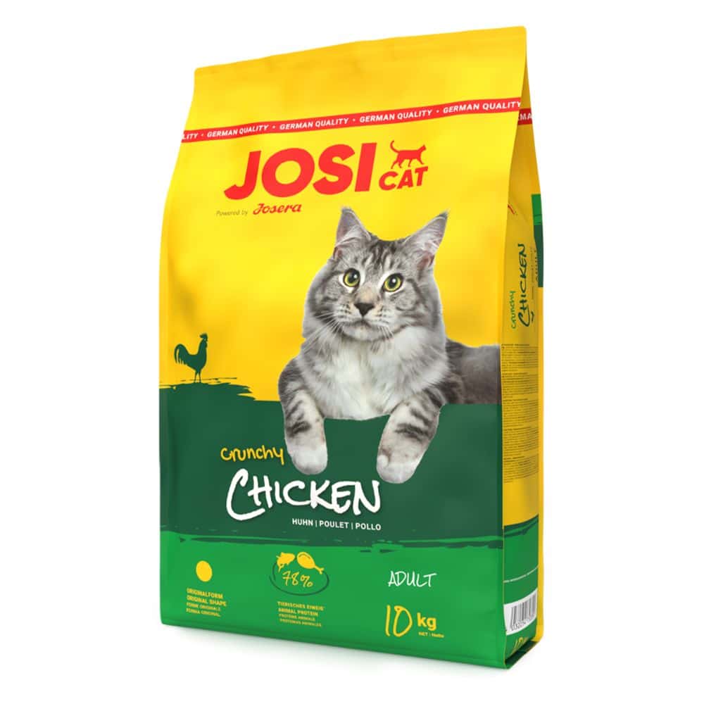 Josera JosiCat Crunchy Chicken sausas maistas su vištiena katėms 10kg