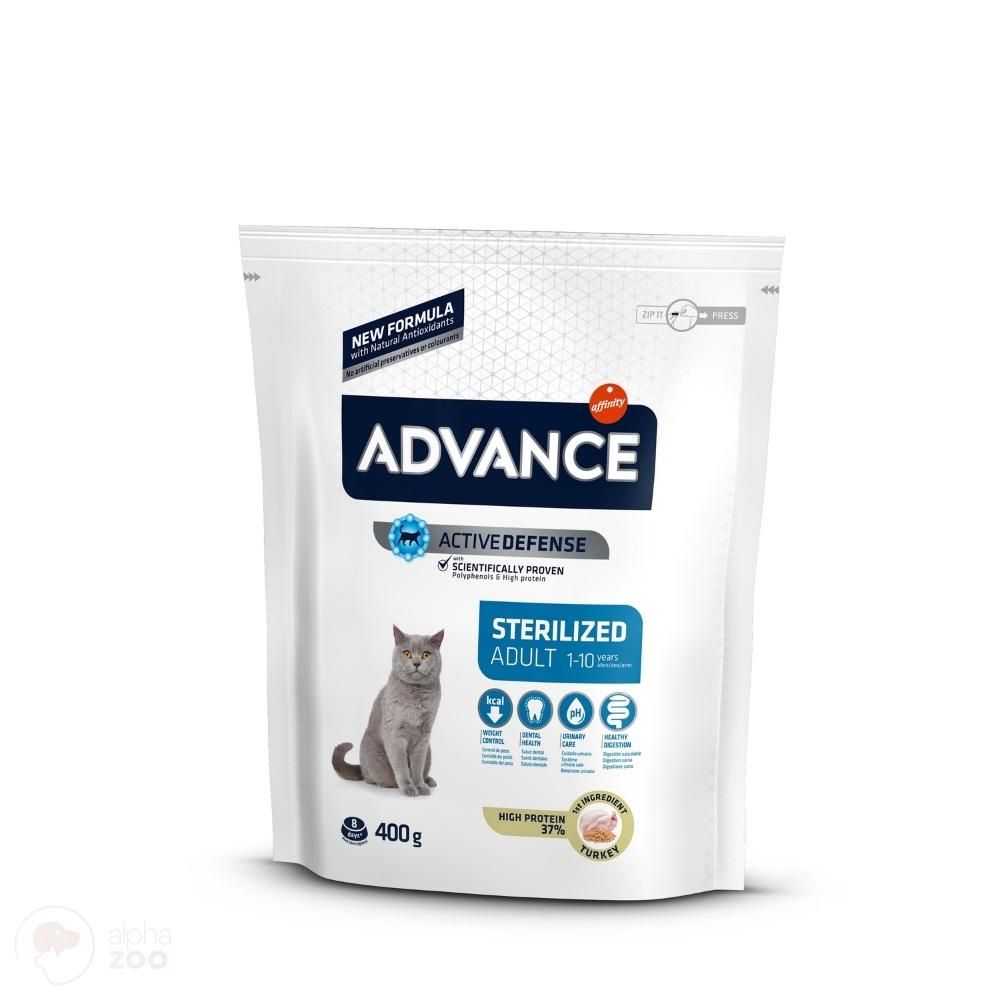 Advance Sterilized Adult Turkey Sausas Maistas Katėms su kalakutiena - Produkto Svoris 1.5kg