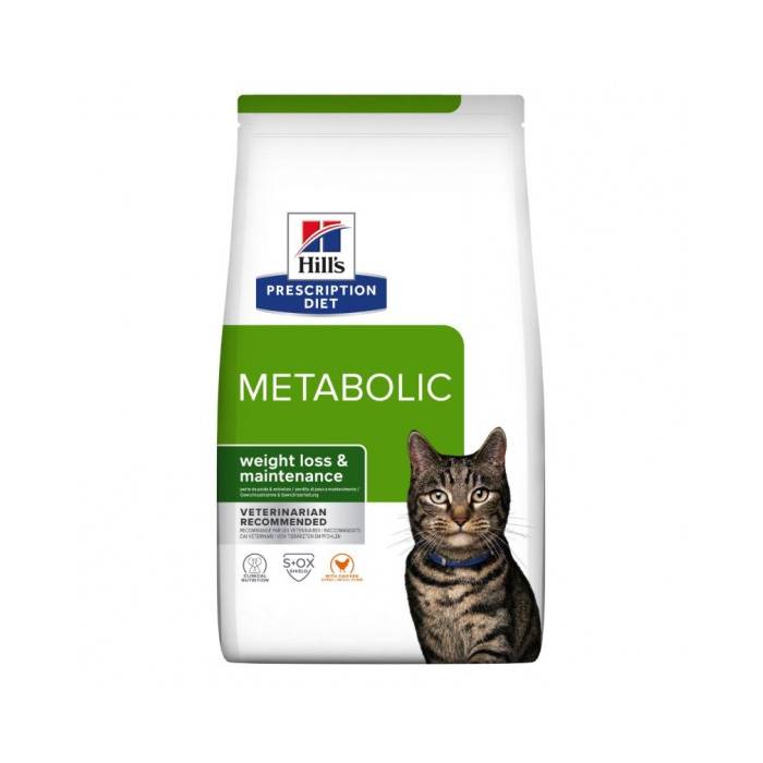 Hill's Prescription Diet Metabolic Weight Loss and Maintenance sausas maistas katėms, turinčioms viršsvorio, 3 kg