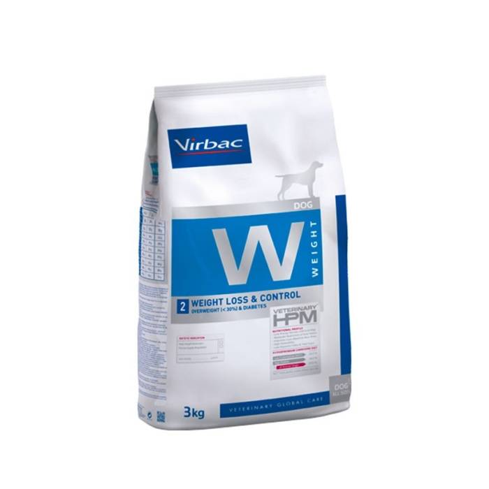 Virbac Veterinary HPM 2 Weight Loss - Control Dog dietinis maistas antsvorio turintiems šunims, 3 kg