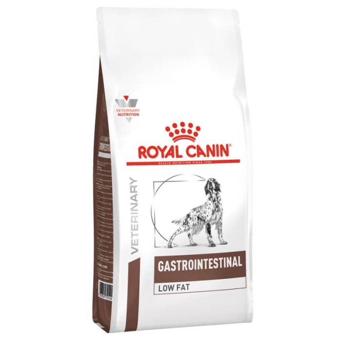 Royal Canin Veterinary Gastrointestinal Low Fat sausas dietinis maistas virškinimo problemų turintiems šunims, 1,5 kg