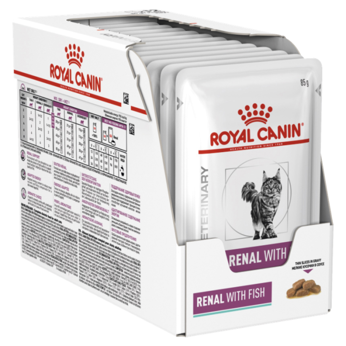 ROYAL CANIN Renal drėgnas maistas katėms su tunu, 85 g