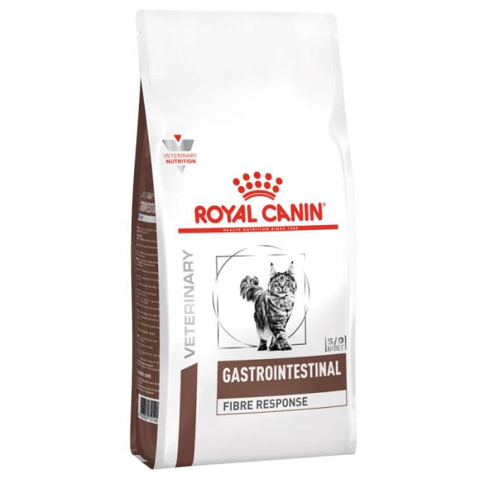 Royal Canin Veterinary Gastrointestinal Fibre Response sausas maistas katėms nuo vidurių užkietėjimo, 0,4 kg