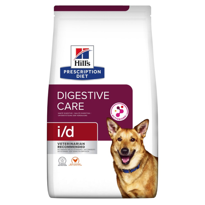 Hill’s Prescription Diet Canine i/d Digestive Care sausas maistas šunims su virškinimo trakto sutrikimais, 4 kg