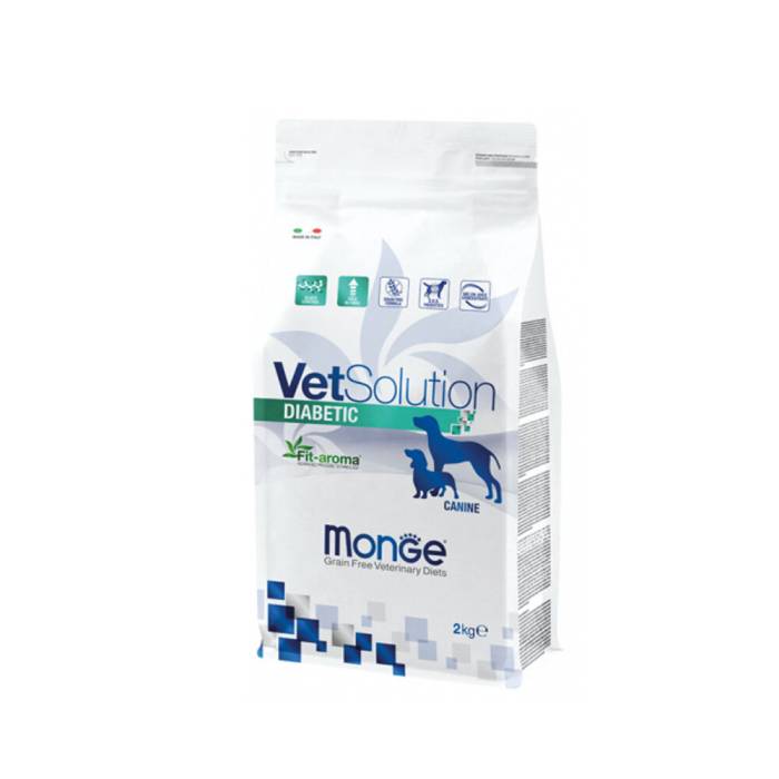 Monge VetSolution Dog Diabetic sausas maistas šunims, sergantiems diabetu, 2 kg