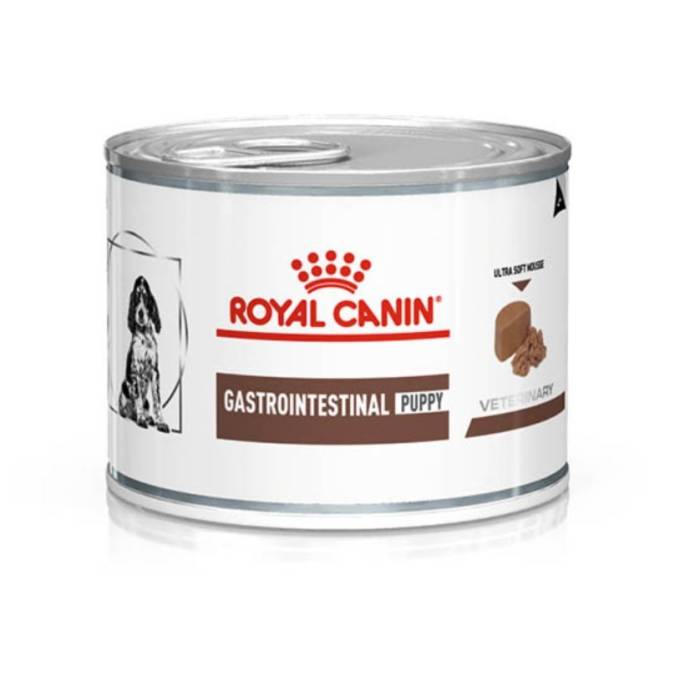 Royal Canin Veterinary Gastrointestinal drėgnas maistas šuniukams, turintiems virškinimo problemų,195 g