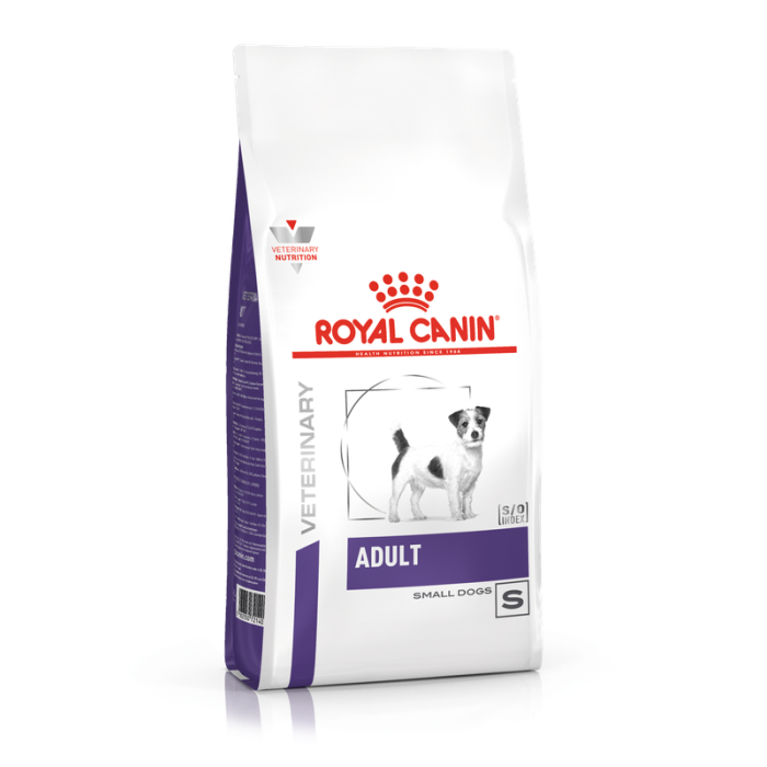 Royal Canin Veterinary Adult Small Dog sausas maistas mažų veislių šunims, turintiems burnos higienos problemų ir jautrią virškinimo sistemą, 2 kg