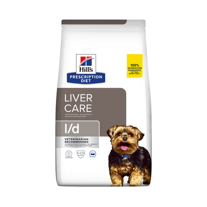 Hill's Prescription Diet Canine l/d Liver Care sausas maistas šunims, sergantiems kepenų ligomis, 4 kg