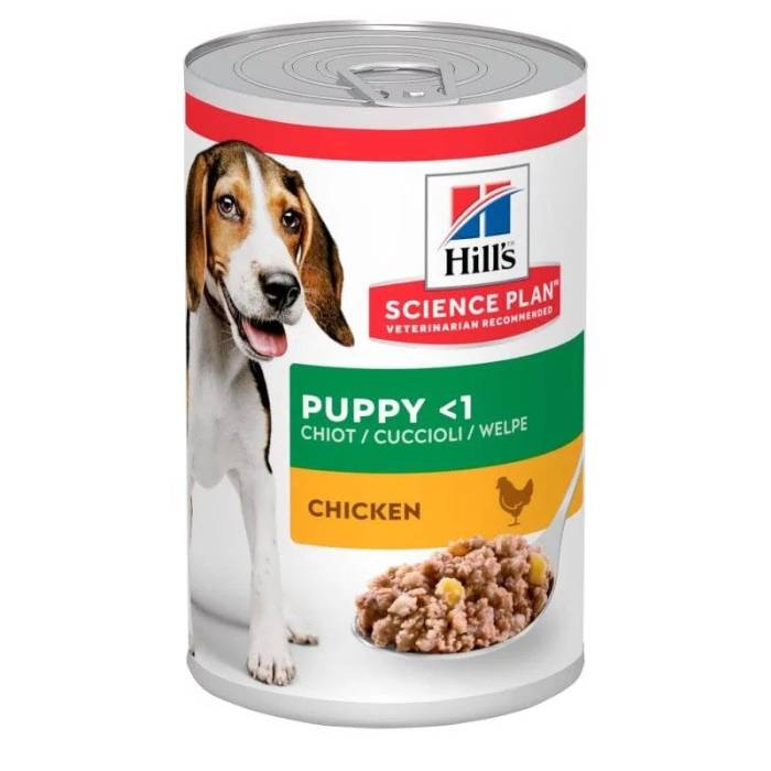 Hill's Sience Plan Puppy Chicken drėgnas maistas šuniukams, 370 g