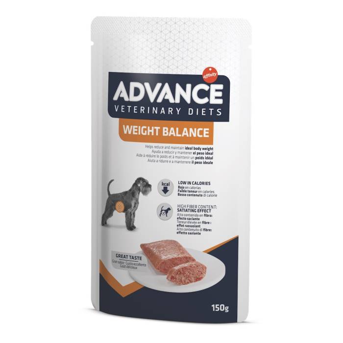 Advance Veterinary Diets Weight Balance drėgnas maistas viršsvorio turintiems šunims, 150 g