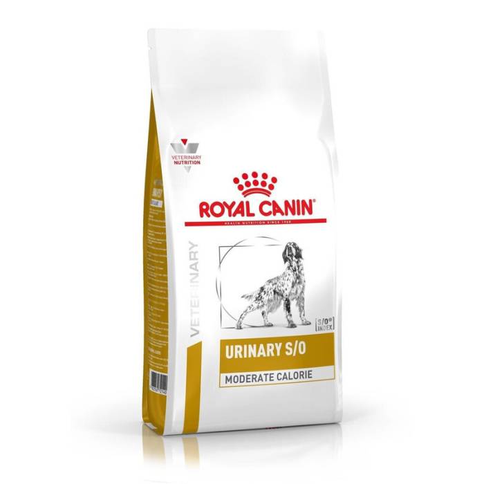 Royal Canin Veterinary Urinary S/O Moderate Calorie sausas maistas šunims, linkusiems priaugti svorio ir turintiems šlapimo takų problemų, 1,5 kg