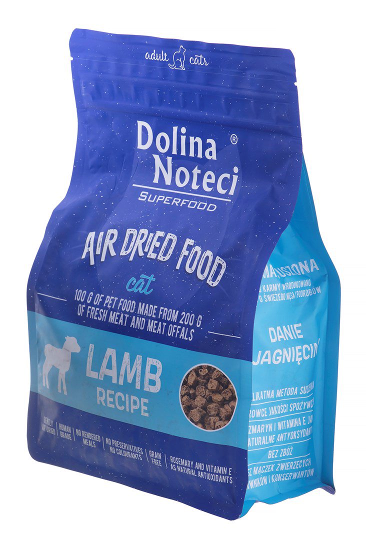 DOLINA NOTECI Superfood Ėriena – džiovintas kačių ėdalas - 1 kg