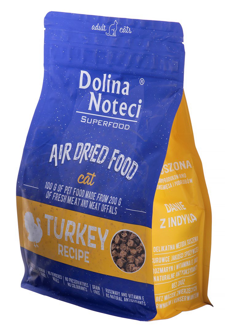 DOLINA NOTECI Superfood Kalakutiena – džiovintas kačių ėdalas - 1 kg