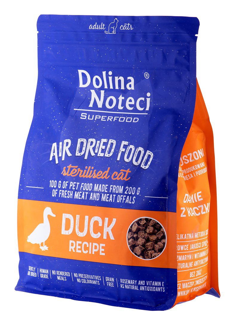 DOLINA NOTECI Superfood Sterilised Cat Antis – džiovintas kačių ėdalas - 1 kg