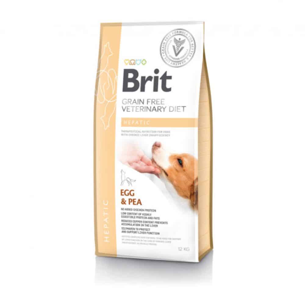 Brit GF Veterinary Diets Dog Hepatic sausas maistas šunims (su sutrikusia kepenų funkcija) - Produkto Svoris 2kg