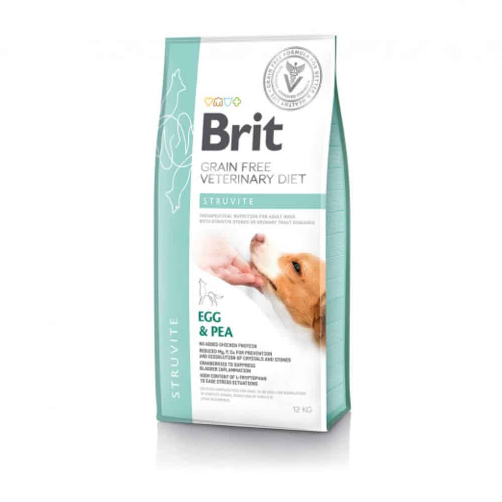 Brit GF Veterinary Diets Dog Struvite sausas maistas šunims (esant šlapimo takų susirgimų) - Produkto Svoris 12kg