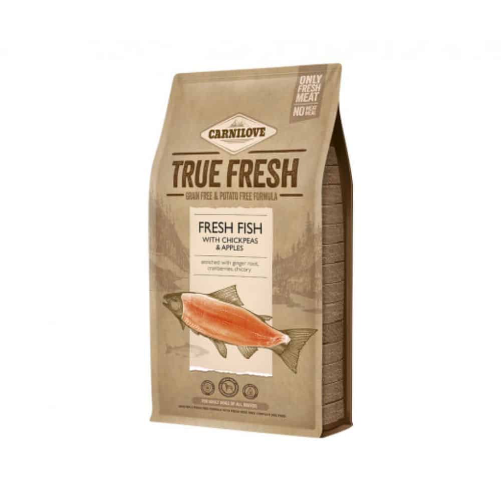 Carnilove True Fresh Fish begrūdis sausas maistas šunims su žuvimi - Produkto Svoris 1.4kg