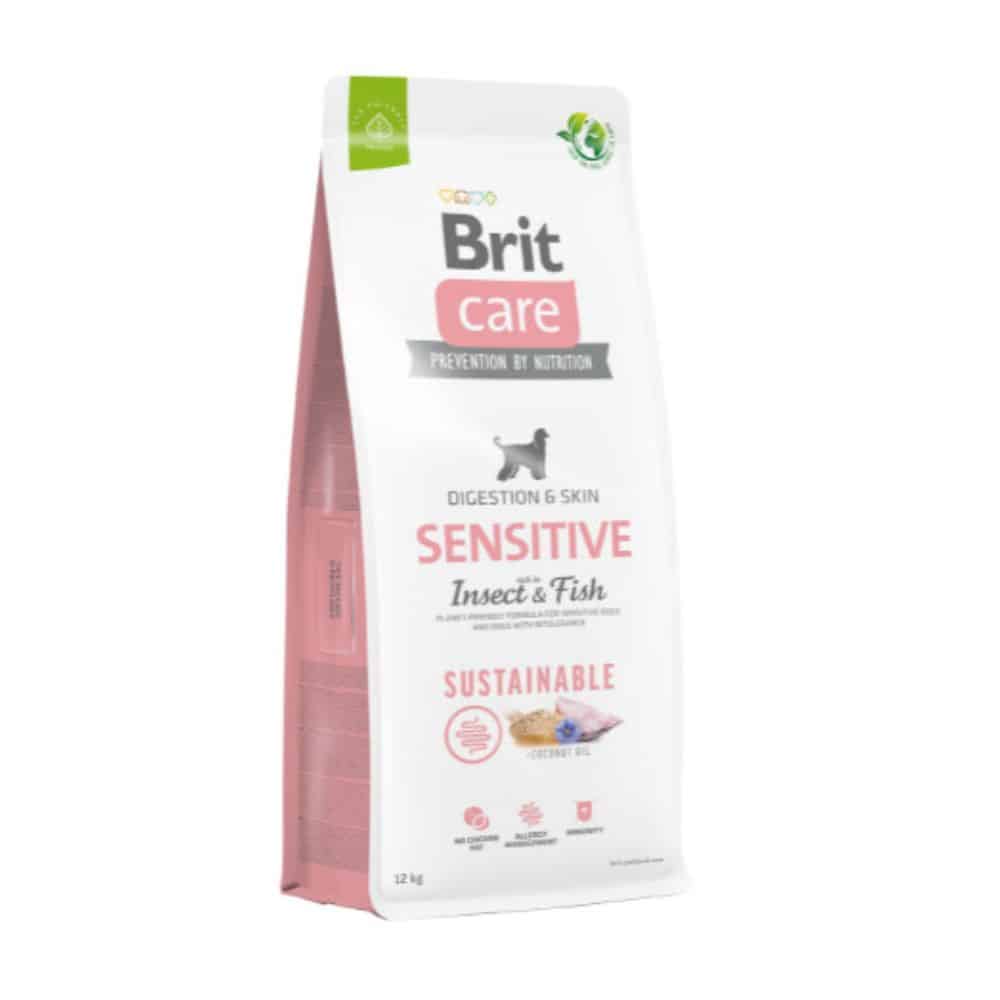 Brit Care Sustainable Sensitive Insect Fish sausas maistas šunims su vabzdžiais - Produkto Svoris 3kg