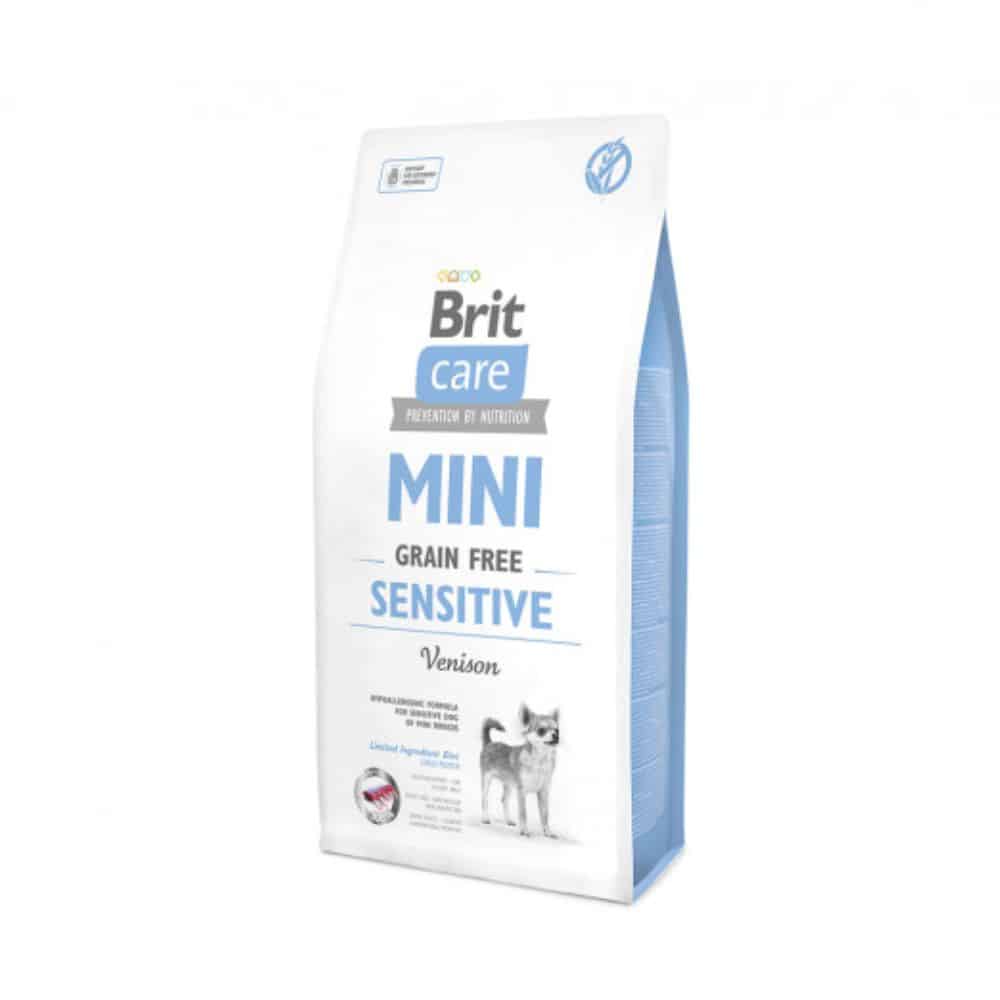 Brit Care Mini Sensitive begrūdis sausas maistas šunims jautriam virškinimui - Produkto Svoris 400g