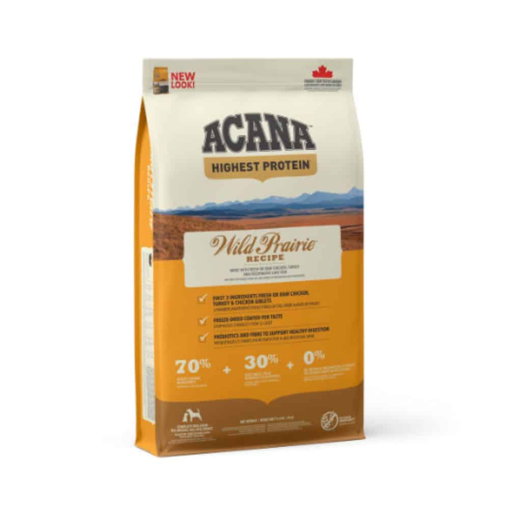 Acana Wild Prairie Dog begrūdis sausas maistas šunims  2kg,11.4kg - Produkto Svoris 2kg