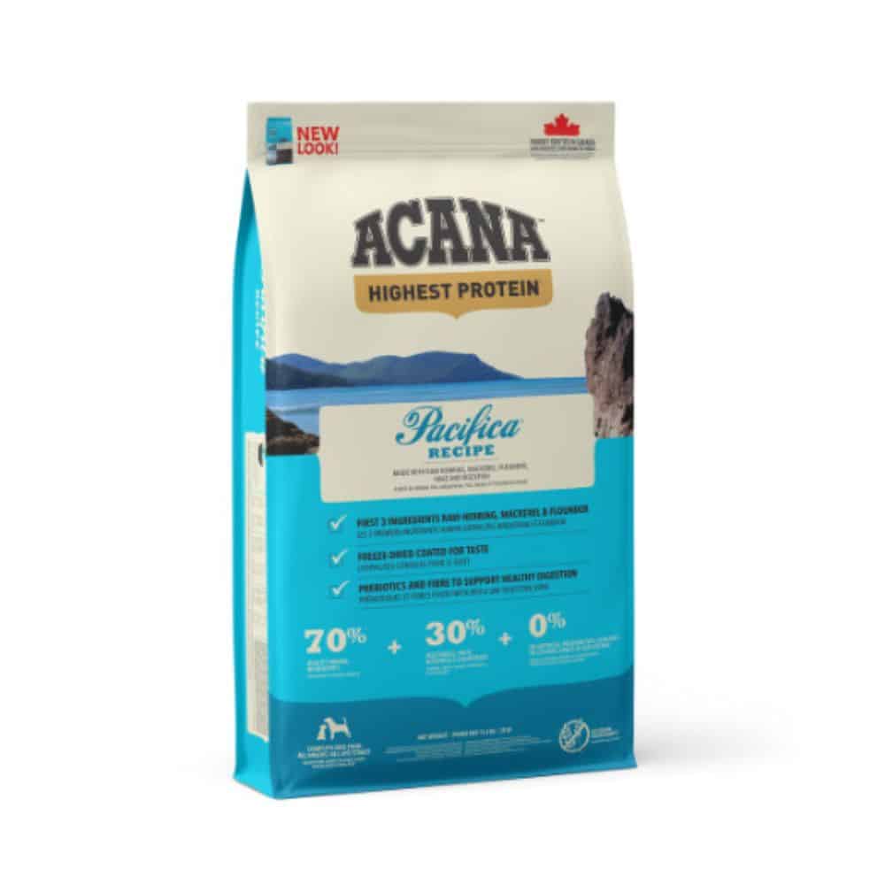 Acana Pacifica Dog begrūdis sausas maistas šunims su žuvimi - Produkto Svoris 2kg