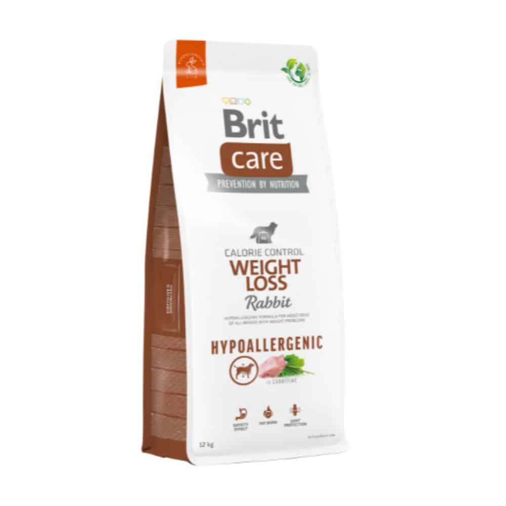 Brit Care Hypoallergenic Weight Loss Rabbit sausas maistas šunims su triušiena - Produkto Svoris 3kg