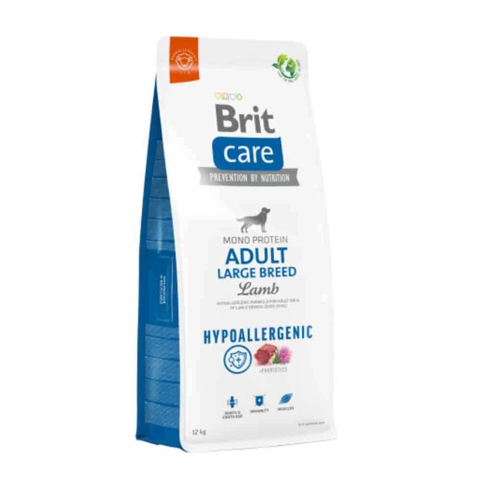 Brit Care Hypoallergenic Adult Large Breed Lamb sausas maistas šunims su ėriena - Produkto Svoris 3kg