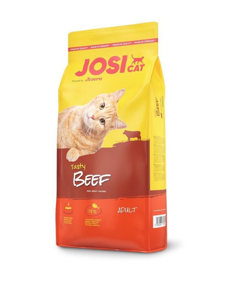 JosiCat Tasty Beef sausas maistas katėms su jautiena, 10 kg