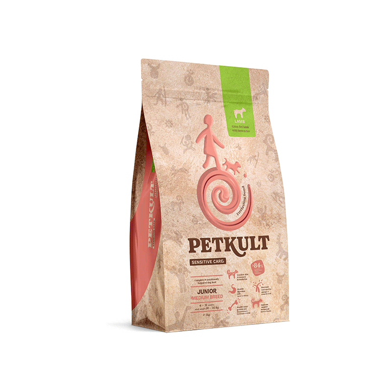 Petkult Sensitive L&R Junior Medium maistas jauniems šunims, 3 kg