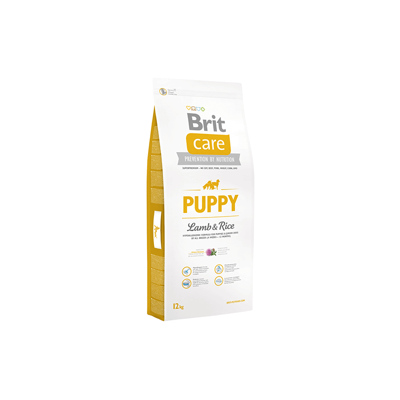 Brit Care Puppy Lamb & Rice sausas šunų maistas, 3 kg