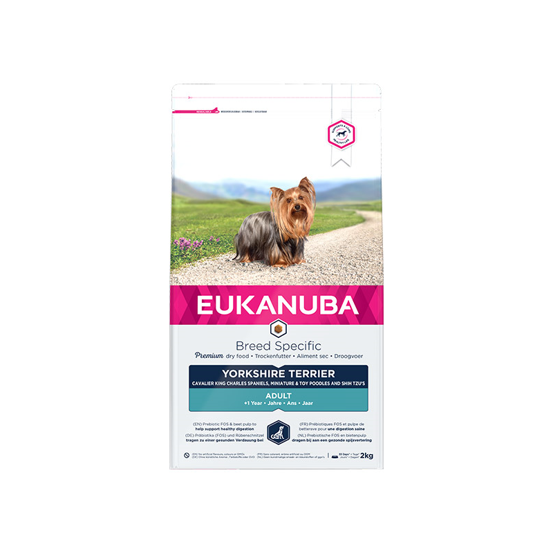 Eukanuba Breed Specific sausas maistas Jorkšyro terjerams, 2 kg