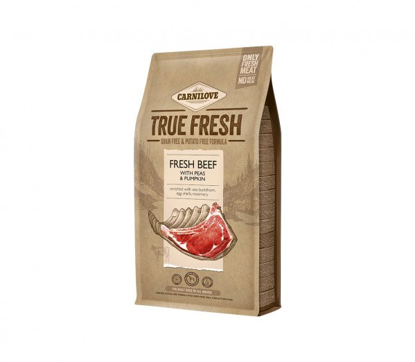 Carnilove True Fresh Beef sausas maistas šunims su jautiena 4 kg