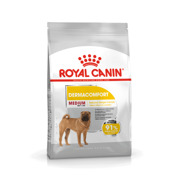 Royal Canin Medium Dermacomfort sausas maistas šunim 3 kg